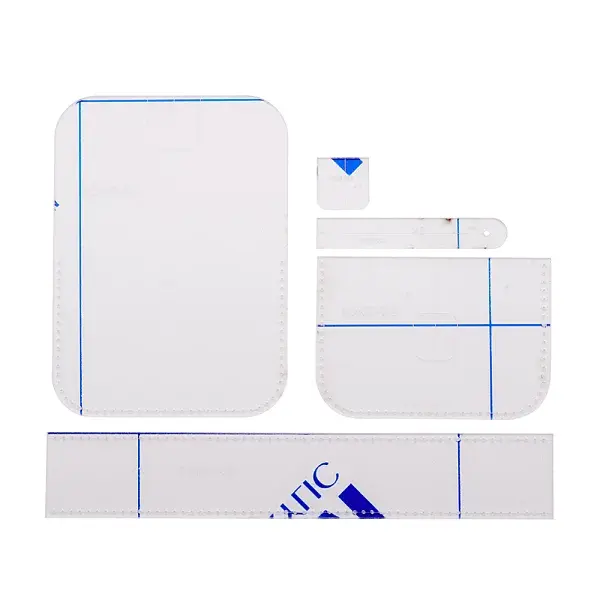 DIY Leather Waist Bag Acrylic Template