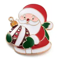 Christmas Theme Alloy Enamel Brooches