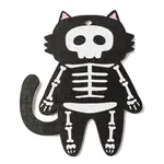 Halloween Printed Wooden Big Pendants