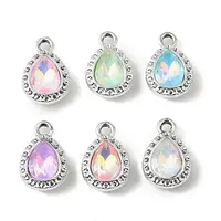 UV Plating Alloy Pendant Rhinestone Settings