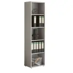 MID.YOU REGÁL NA DOKUMENTY, šedá, 44,1/185,6/33 cm