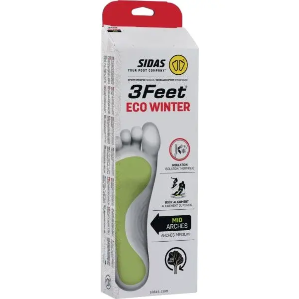 Sidas 3FEET ECO WINTER MID Zimní vložky do bot, červená, velikost