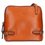 Kožená dámská crosbody kabelka Katana Essi - koňak