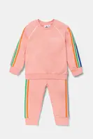 Dětská tepláková souprava adidas Originals oranžová barva, JC5875