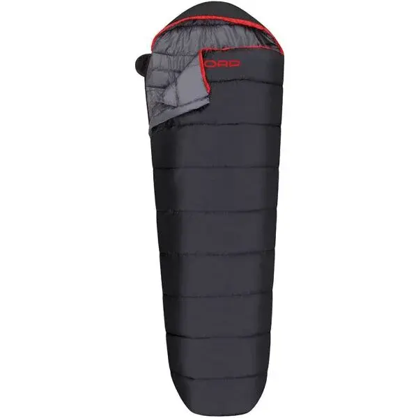 LOAP DAUHALI Spací vak, čierna, veľkosť 220 cm - pravý zips