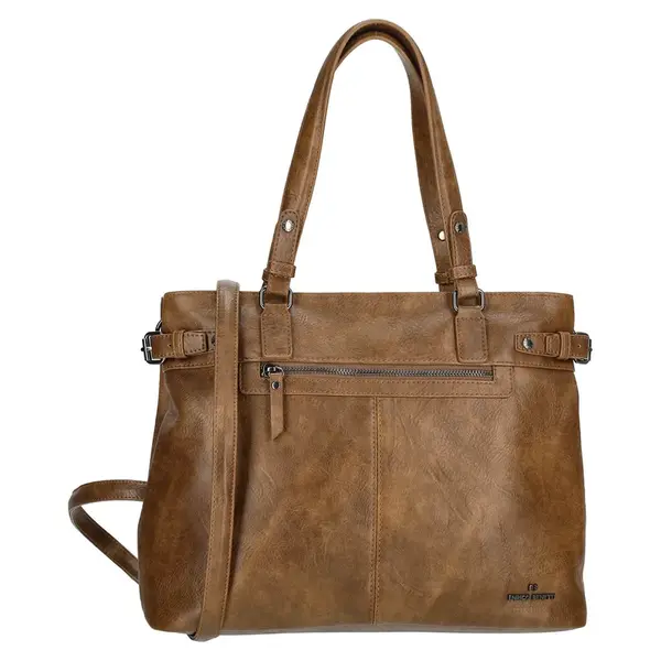 Elegantná dámska kabelka Enrico Benetti Devila - koňak