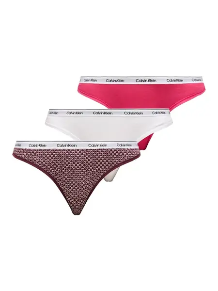 Calvin Klein Underwear Tangá  fuksia / čerešňová / čierna / biela