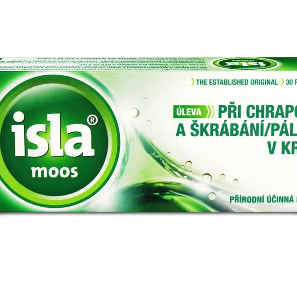 Isla Moos bylinné pastilky 30 pastilek