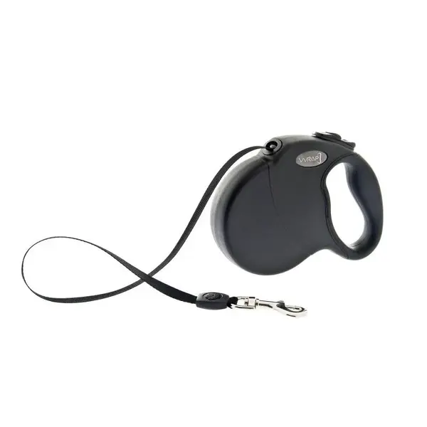 Ferribiella Samonavíjecí vodítko - černé M