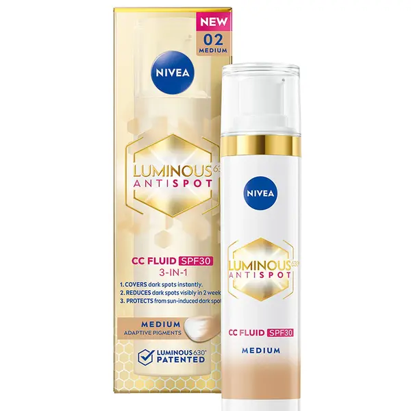 Nivea Luminous SPF30 Medium CC krém 40 ml