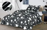 Mikroplyšové obliečky STAR sivé