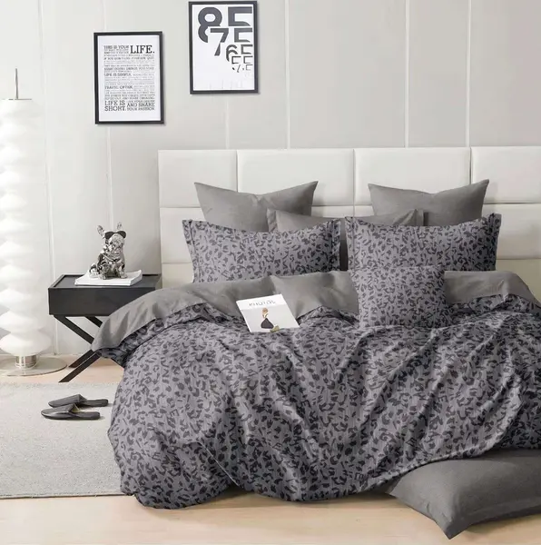 Bavlněné povlečení NOMARI šedé Rozměr povlečení: 70 x 90 cm | 140 x 200 cm