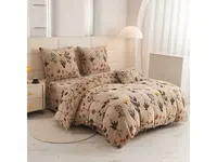 Mikroplyšové obliečky HERBAR béžové Rozmer obliečky: 70 x 90 cm | 140 x 200 cm