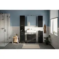 MID.YOU KOUPELNA vysoce lesklá černá