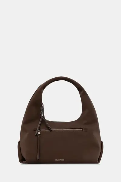 Kabelka Steve Madden Biva-V hnědá barva, SM13002217