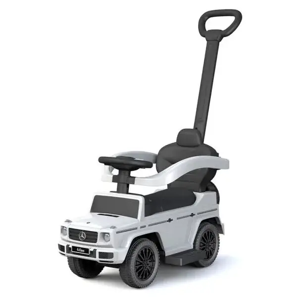 BABY MIX MERCEDES-BENZ G-CLASS Odrážedlo s vodící tyčí, bílá, velikost