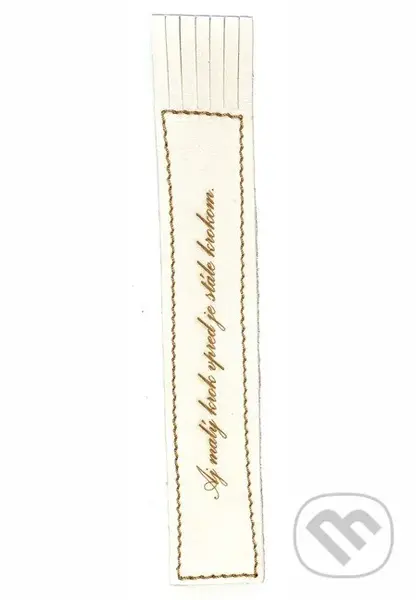 Záložka Aj malý krok vpred je stále krokom