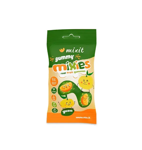 Mixit Ovocné Mixies Yuzu přírodní želé bonbóny 35 g