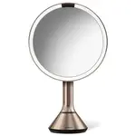 Simplehuman Dual Touch kozmetické zrkadielko rose gold nerez oceľ SHST3053