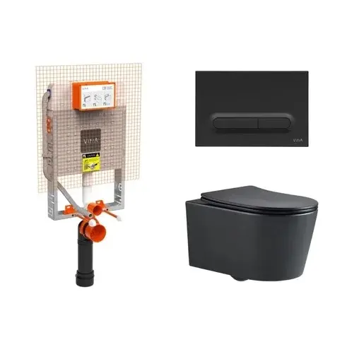 Závesný wc set SAT Brevis na zamurovanie SIKOVZB1