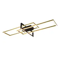 LED stropné osvetlenie Trio Salinas mosadz 620310308