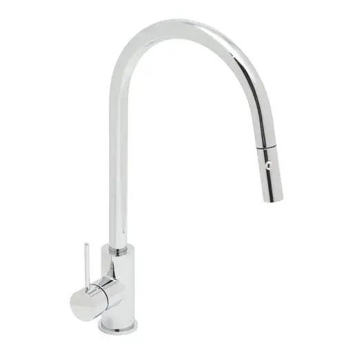 Drezová batéria SAT Aurum s vyťahovacou spŕškou, 2 prúdy chróm SATBAUR286CR