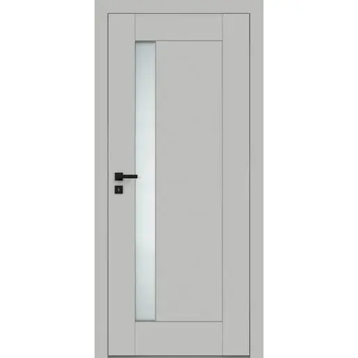 Interiérové dvere Naturel Estra 11 ľavé 60 cm sivá matná ESTRA11SM60L