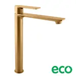 RAV SLEZÁK Nil vysoká umývadlová batéria bez výpuste kartáčovaná zlatá NL130.5ZK
