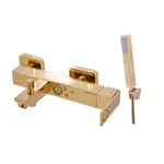 Vaňová batéria RAV Slezák so sprchovacím setom 150 mm v zlatom prevedení ROYAL1054.5/1Z