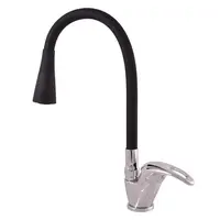 RAV SLEZÁK Sázava drezová batéria so silikónovým ramienkom čierna / chróm sa306.5/13 SA306.513