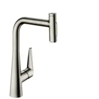 Hansgrohe Talis drezová batéria s vyťahovacou spŕškou, 2 prúdy vzhled nerezu 73867800