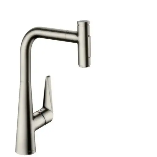 Hansgrohe Talis drezová batéria s vyťahovacou spŕškou, 2 prúdy vzhled nerezu 73867800