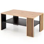 Konferenčný stolík Femina dub artisan/čierna