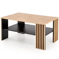 Konferenčný stolík Femina dub artisan/čierna