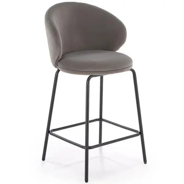 Barová Stolička H121 sivá/čierna
