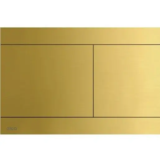 Ovládacie tlačidlo Alca pre predstenové inštalačné systémy, mosadz FUN-BRASS