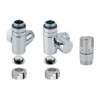 Termostatická sada ISAN uhlová ľavá nerez O39NUAL176