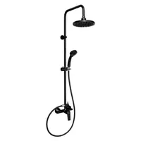 Novaservis Tina sprchový systém na stenu chrom-cierna set042/38,5 SET04238.5