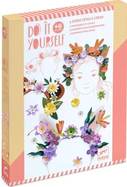 DIY  Výroba čelenek - Flower friends