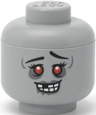 LEGO úložná hlava (mini) - zombie
