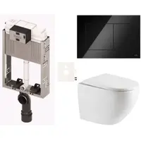 Závesný wc set na zamurovanie SAT SIKOTZTOR67BL