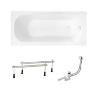 Obdĺžniková vaňa SAT Mika 170x70 cm akrylát ľavá aj pravá SATMIKA1700AN