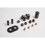 P.M.H. Nura termostatický ventil kombinovaný 6x7 cm čierná NUR-R-B