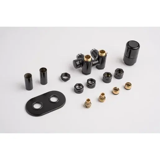 P.M.H. Nura termostatický ventil kombinovaný 6x7 cm čierná NUR-R-B