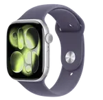 APPLE Watch 11 GPS 42mm Silver Aluminium Case with Purple Fog Sport Band - M/L