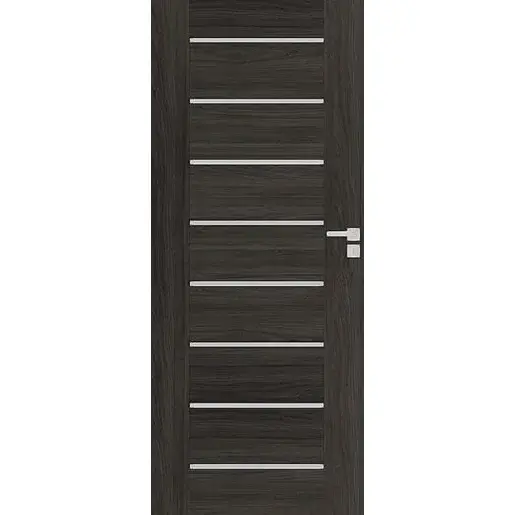 Interiérové dvere Naturel Perma pravé 60 cm brest antracit PERMAJA60P