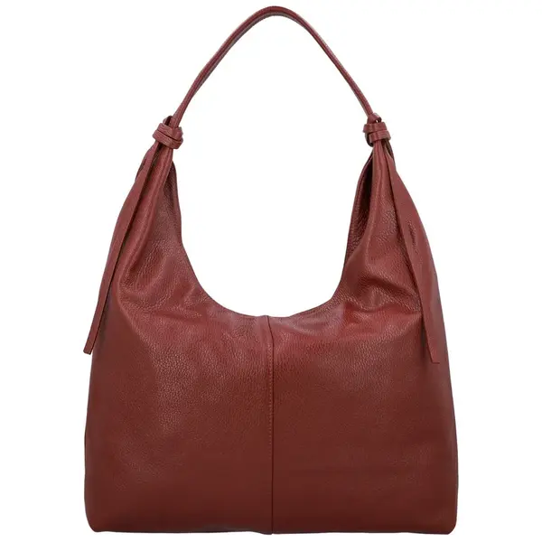 Dámská kabelka na rameno tmavě červená - Delami Vera Pelle Lionela