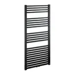 Isan Quadrat radiátor kombinovaný 150,5x60cm stredové pripojenie čierna matná DQUA15050600CSMS