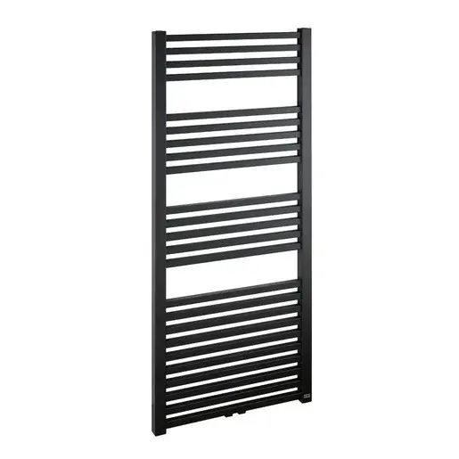 Isan Quadrat radiátor kombinovaný 150,5x60cm stredové pripojenie čierna matná DQUA15050600CSMS