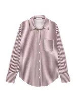 MANGO Blúzka 'FONTANA'  nebielená / farba lesného ovocia